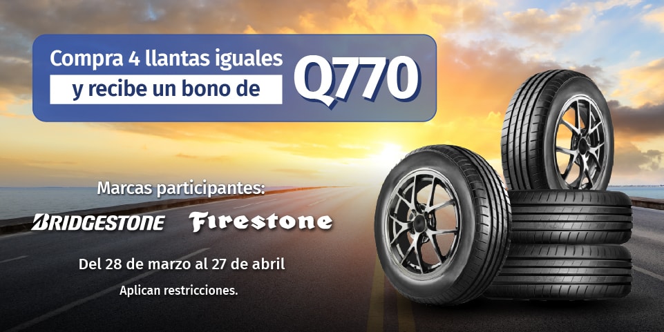 Promoción de llantas